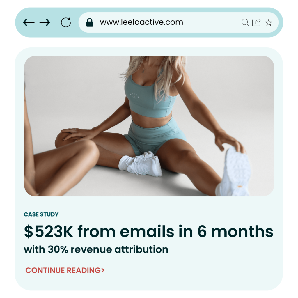 LeeloActive - Email Marketing Case Study
